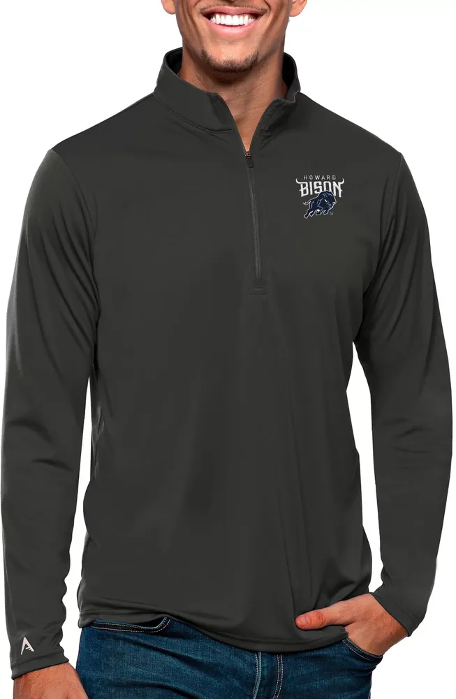 Antigua Men's Howard Bison Smoke Tribute 1/4 Zip Jacket