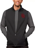 Antigua Men's Oklahoma Sooners Black Heather Course Vest