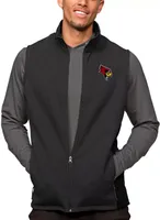 Antigua Men's Illinois State Redbirds Black Heather Course Vest