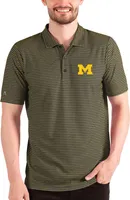 Antigua Men's Michigan Wolverines Esteem Polo