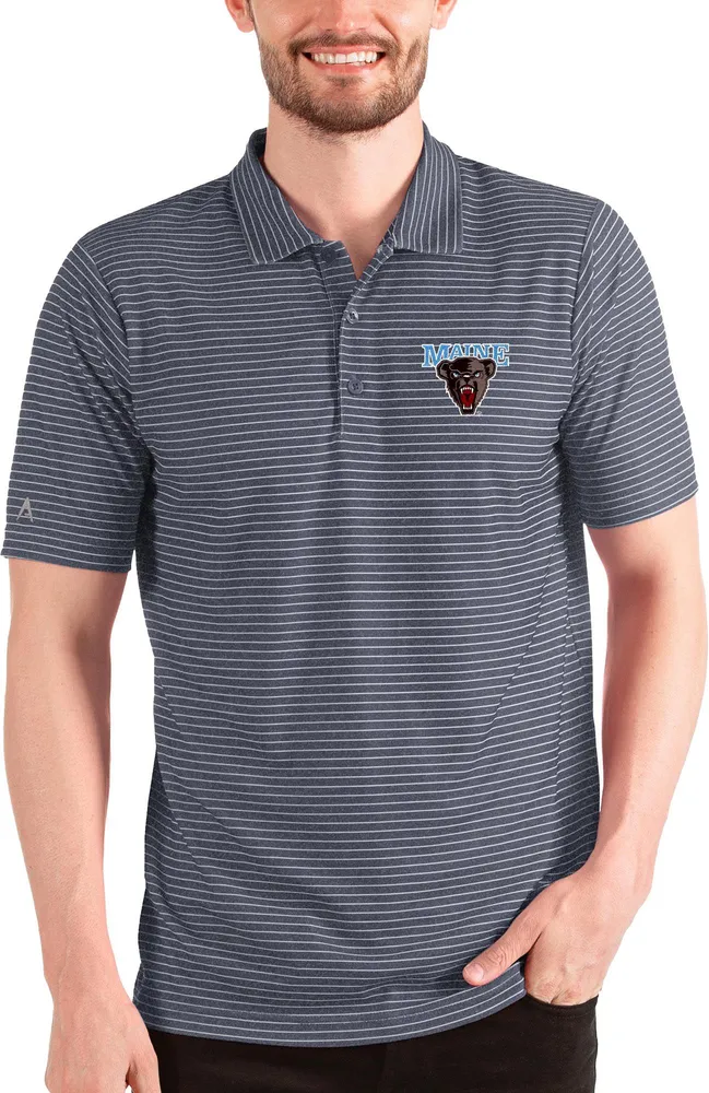 Antigua Men's Maine Black Bears Navy Esteem Polo