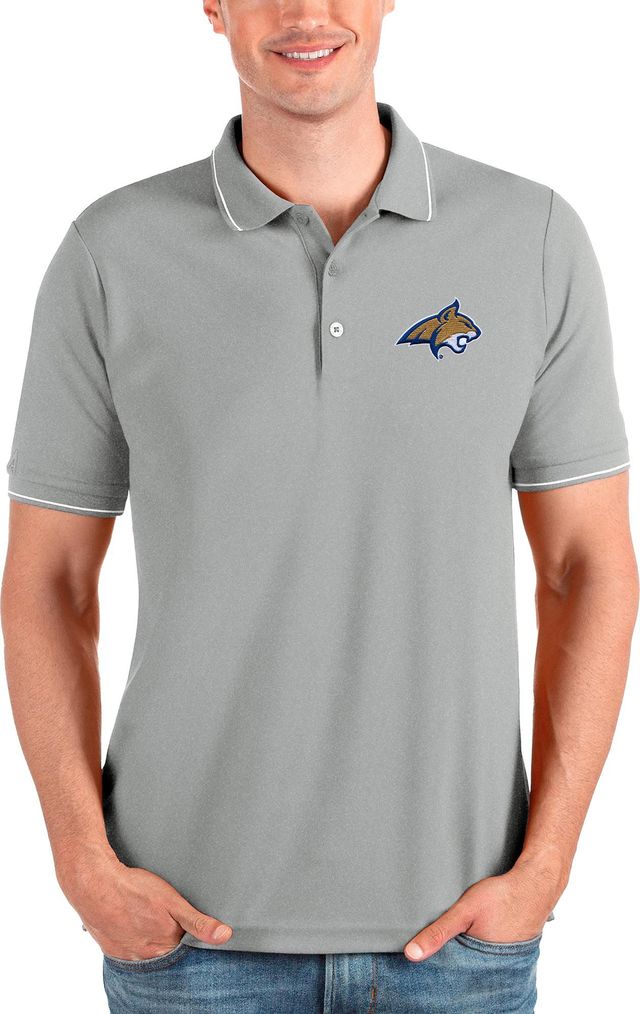 Antigua Men's Denver Broncos Navy Compass Polo