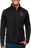 Antigua Men's North Carolina Central Eagles Black Tribute 1/4 Zip Jacket