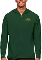 Antigua Men's North Dakota State Bison Dark Pine Legacy Full Zip Hoodie