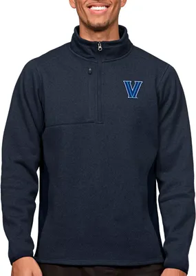 Antigua Men's Villanova Wildcats Navy Course 1/4 Zip Jacket