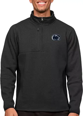 Antigua Men's Penn State Nittany Lions Black Course 1/4 Zip Jacket