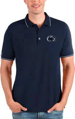 Antigua Men's Penn State Nittany Lions Navy Affluent Polo