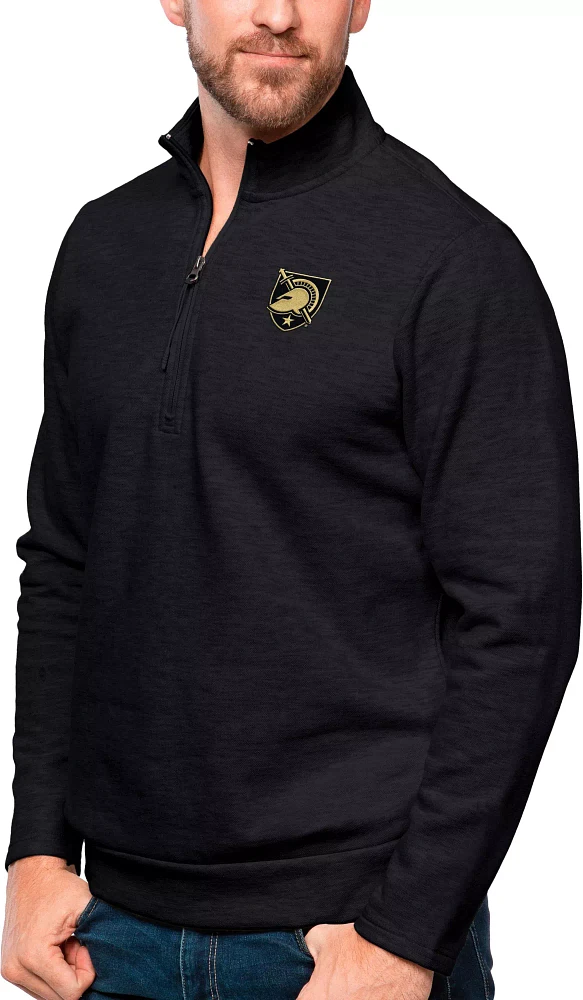 Antigua Men's Army West Point Black Knights Heather Gambit 1/4 Zip Jacket