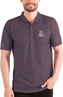 Antigua Men's Arizona Wildcats Navy/Cardinal Esteem Polo