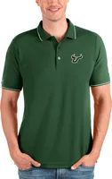 Antigua Men's South Florida Bulls Pine Affluent Polo