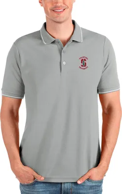 Antigua Men's Stanford Cardinal and White Affluent Polo