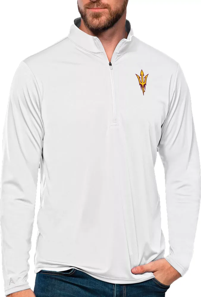 Antigua Women's Arizona State Sun Devils Tribute Quarter-Zip Shirt