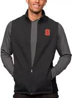 Antigua Men's Syracuse Orange Black Heather Course Vest