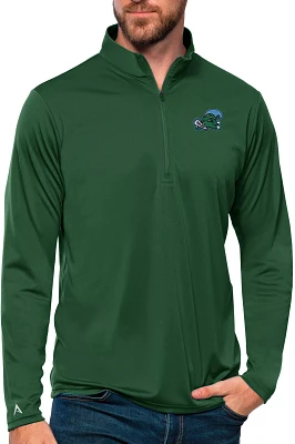 Antigua Men's Tulane Green Wave Pine Tribute Quarter-Zip Shirt