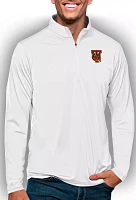 Antigua Men's Tuskegee Golden Tigers White Tribute 1/4 Zip Jacket