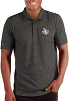 Antigua Men's Texas Southern Tigers Black and Silver Esteem Polo