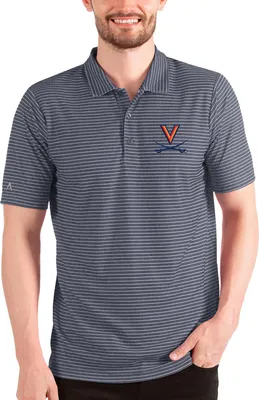 Antigua Men's Virginia Cavaliers Navy Esteem Polo