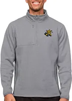 Antigua Men's Wichita State Shockers Light Grey Course 1/4 Zip Jacket