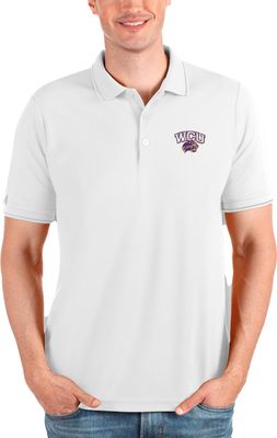 Antigua Men's Western Carolina Catamounts White Affluent Polo