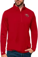 Antigua Women's Western Kentucky Hilltoppers Dark Red Tribute Quarter-Zip Shirt