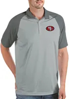 Antigua Men's San Francisco 49ers Nova Silver/Grey Polo