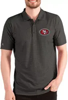 Antigua Men's San Francisco 49ers Esteem Black/Silver Polo