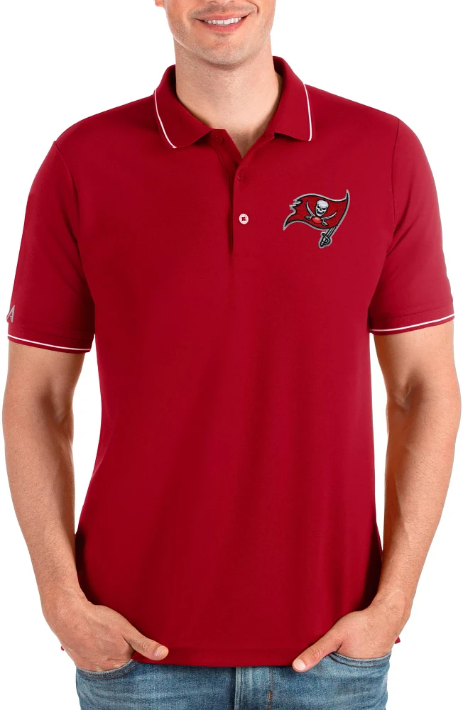 Antigua Men's Tampa Bay Buccaneers Affluent Polo