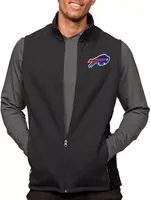 Antigua Buffalo Bills Course Black Heather Vest