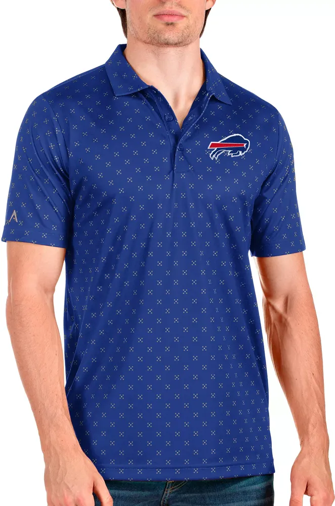 Antigua Buffalo Bills Men's Spark Dark Royal Polo