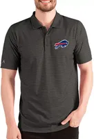 Antigua Men's Buffalo Bills Esteem Black/Silver Polo