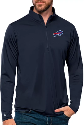 Antigua Men's Buffalo Bills Tribute Quarter-Zip Navy Pullover