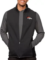 Antigua Denver Broncos Course Black Heather Vest