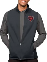 Antigua Chicago Bears Course Charcoal Heather Vest