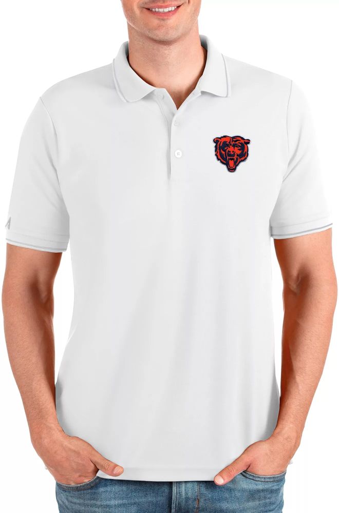 Dick's Sporting Goods Antigua Men's Chicago Bears Affluent White Polo