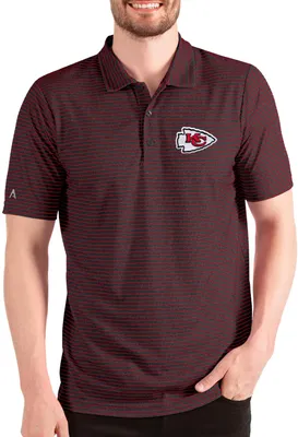 Antigua Men's Kansas City Chiefs Esteem /Red Polo