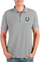 Antigua Men's Indianapolis Colts Affluent Grey Polo