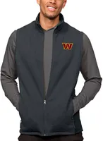 Antigua Washington Commanders Course Charcoal Heather Vest