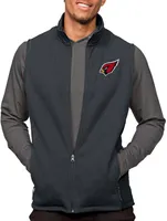 Antigua Arizona Cardinals Course Charcoal Heather Vest