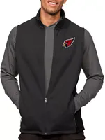 Antigua Arizona Cardinals Course Black Heather Vest