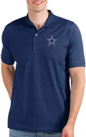 Antigua Men's Dallas Cowboys Honor Star Navy Polo