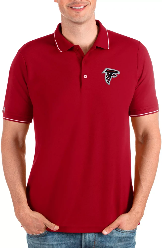 Antigua Men's Atlanta Falcons Affluent Polo