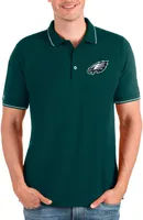 Antigua Men's Philadelphia Eagles Affluent Green Polo