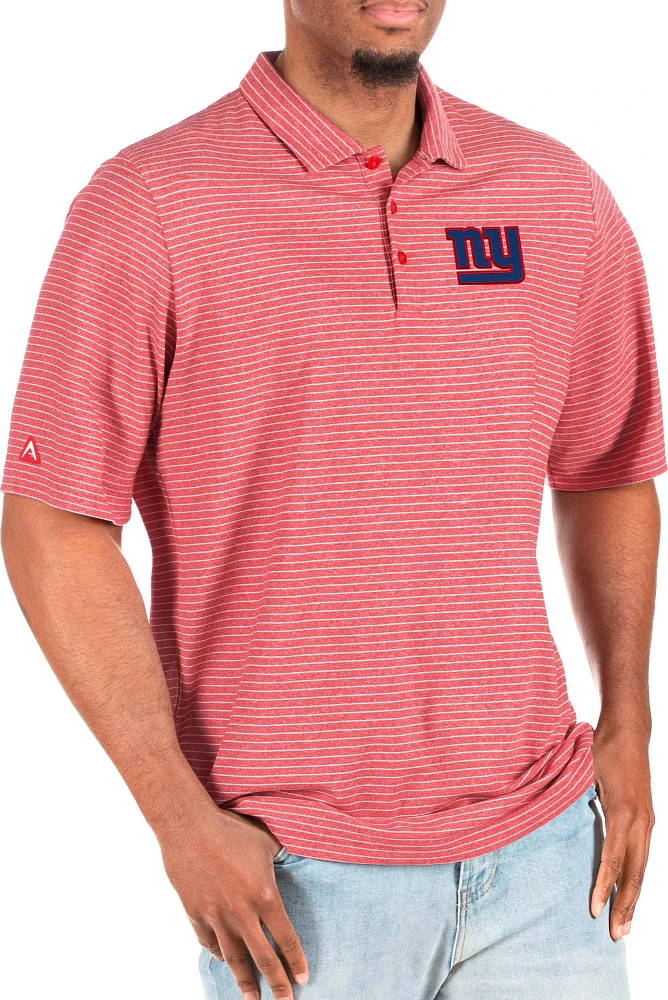 Antigua Men's New York Giants Esteem Dark Red/White Big & Tall Polo