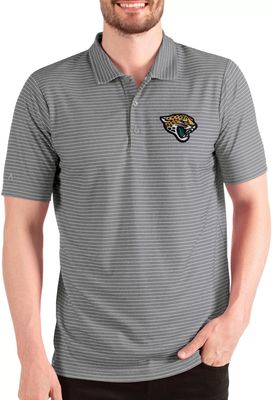 Dick's Sporting Goods Antigua Men's Jacksonville Jaguars Esteem  Black/Silver Polo