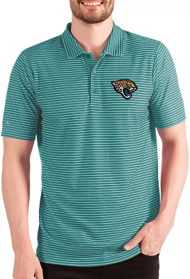 Antigua Men's Jacksonville Jaguars Esteem Teal/White Polo