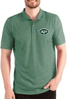 Antigua Men's New York Jets Esteem Green/White Polo