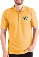 Antigua Men's Green Bay Packers Esteem /Gold Polo