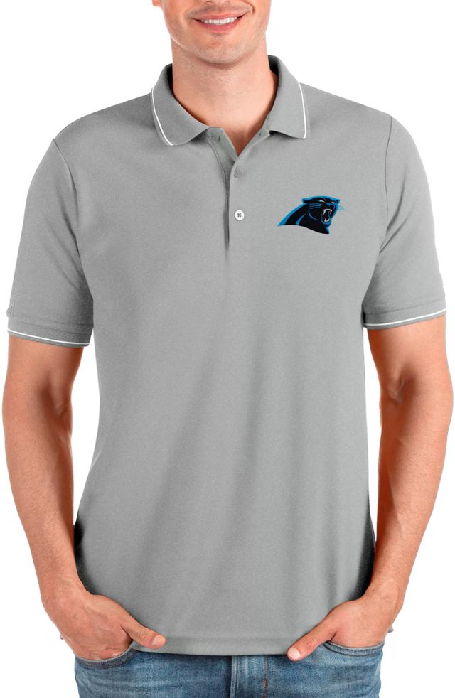 Dick's Sporting Goods Antigua Men's Carolina Panthers Legacy Pique White  Polo