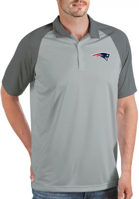 Dick's Sporting Goods Antigua Men's New England Patriots Balance White Polo