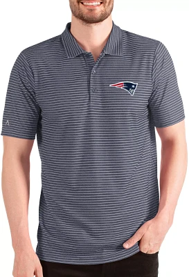 Antigua Men's New England Patriots Esteem Navy/ Polo